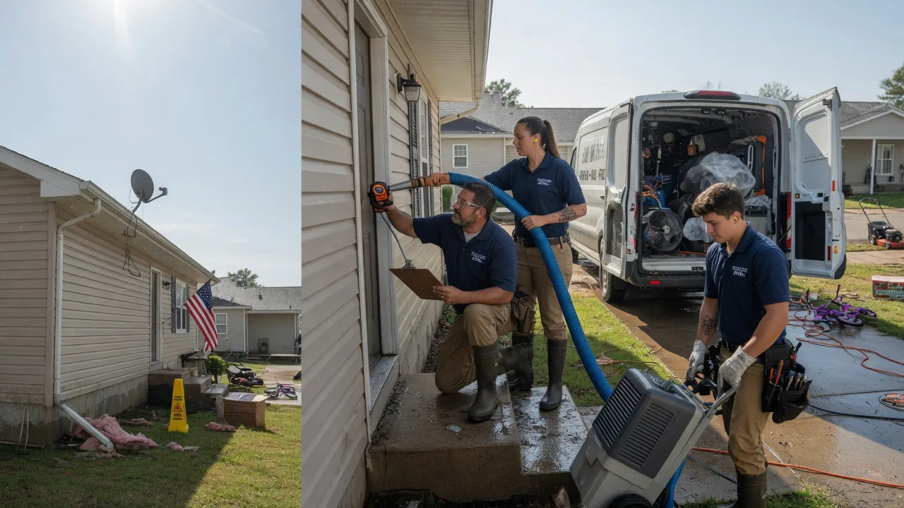 Ceiling Water Damage Restoration in Adams, MN near me
